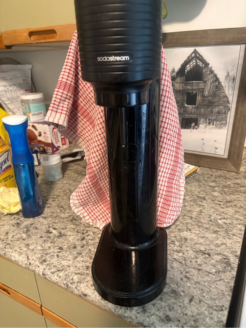 SodaStream Black Home Carbonator - Sleek Black Soda Maker